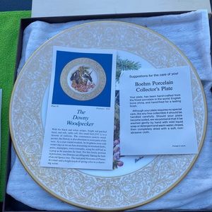 Boehm porcelain collector’s plate